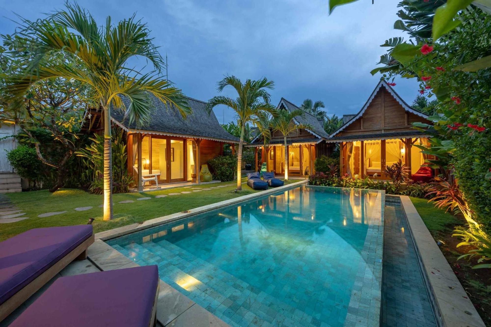 Villa Du Bah - Family Gateway 3Br Villa 12Min To Beach With Private Pool And Parking Kerobokan Zewnętrze zdjęcie