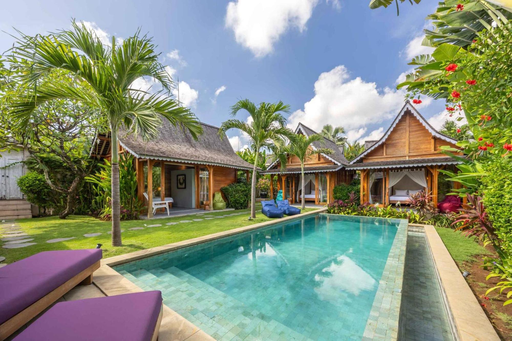 Villa Du Bah - Family Gateway 3Br Villa 12Min To Beach With Private Pool And Parking Kerobokan Zewnętrze zdjęcie
