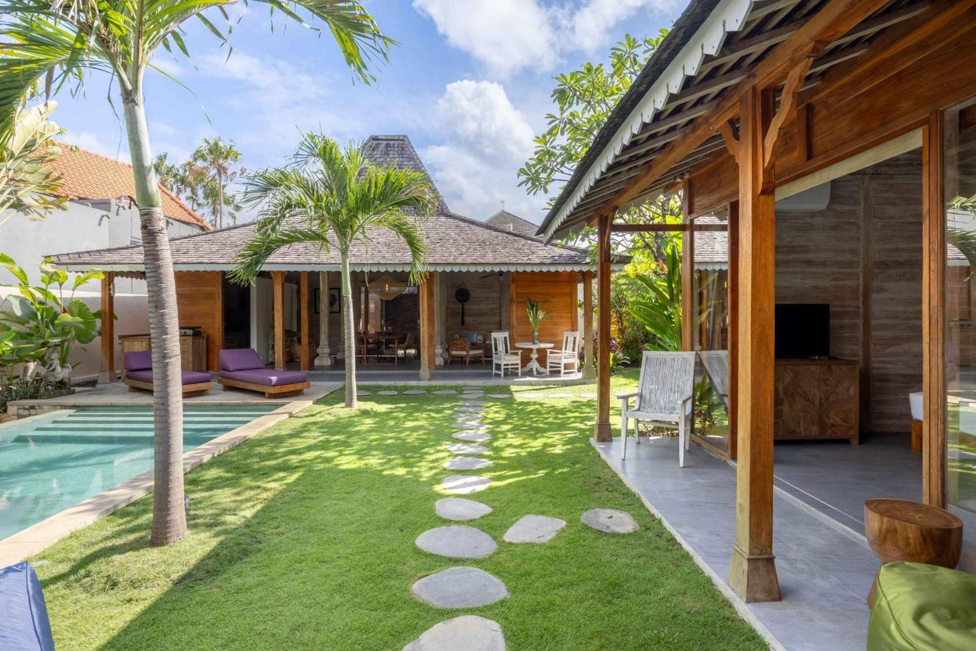 Villa Du Bah - Family Gateway 3Br Villa 12Min To Beach With Private Pool And Parking Kerobokan Zewnętrze zdjęcie