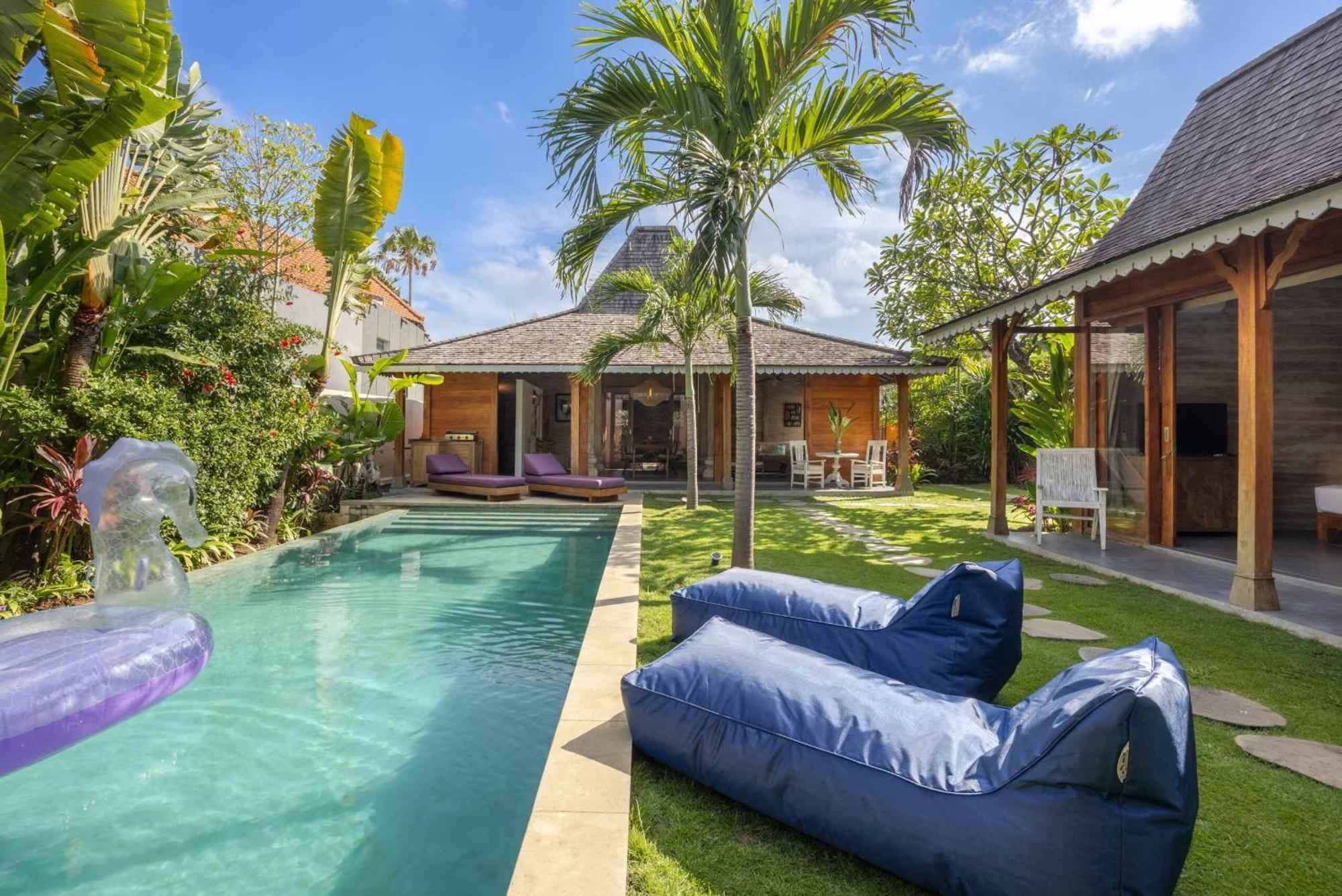 Villa Du Bah - Family Gateway 3Br Villa 12Min To Beach With Private Pool And Parking Kerobokan Zewnętrze zdjęcie